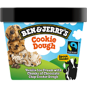 Glassbägare Cookie dough 1-p Fairtrade Ben &amp; Jerry's.