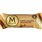 Glasspinne Double gold caramel billionaire 1-p Magnum.