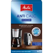 Avkalkningsfilter kaffebryggare och vattenkokare 20g 6-p Melitta.