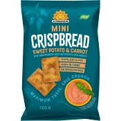 Crispbread Sweet Potato Carrot mini 120g Linkosuo.