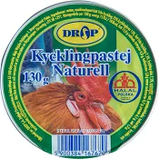 Kycklingpaté Halal 130g Drop.