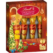 Julchoklad TEDDY Paraplyer 54g Lindt.