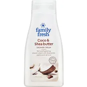 Duschkräm Coco Shea butter 500ml Family fresh.