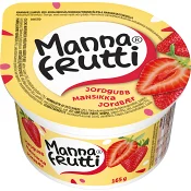 Mellanmål Jordgubb 165g Mannafrutti.