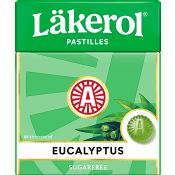 Halstabletter Eucalyptus 25g Sockerfri Läkerol.