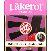 Raspberry Licorice 25g Läkerol.