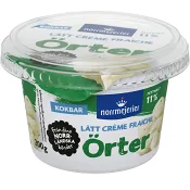 Crème Fraiche Lätt 11% Örter 200g Norrmejerier.