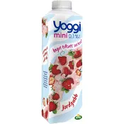 Yoghurt Mini Jordgubb 0,1% 1000g Yoggi®.