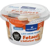 Crème Fraiche Lätt Fetaost &amp; Soltorkad tomat 12% 2dl Norrmejerier.
