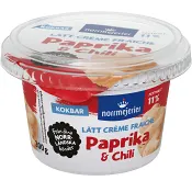Crème Fraiche Lätt Paprika &amp; Chili 11% 200g Norrmejerier Norrmejerier.