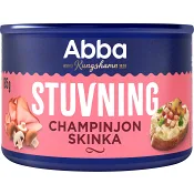 Stuvning Champinjoner &amp; skinka 185g Abba.