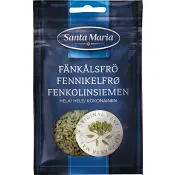 Fänkålsfrön Hela 13g Santa Maria.