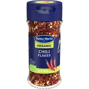 Chili Flakes Ekologisk 27g Santa Maria.