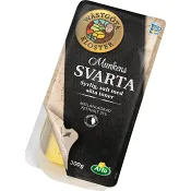 Munkens Svarta skivad ost 31% 300g Wästgöta Kloster.