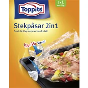 Stekpåsar 5kg 5-p Toppits.
