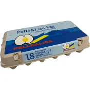 Ägg Frigående M 18-p Pelle&amp;Lisa.