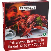 Kräftor Turkiska Extra Stora 700g Pandalus.