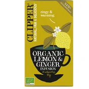 Te Lemon&amp;Ginger Ekologiskt 50g Clipper.