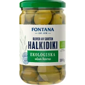 Oliver Halkidiki utan kärna Ekologisk 300g Fontana.