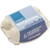 Ägg Frigående M/L 6-p Norrlandsägg.