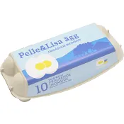 Ägg M/L 10-p Pelle &amp; Lisa.