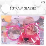 Sugrör Glasögon 1-p Happy Party.