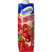 Fruktdryck Körsbär 1l Fontana.