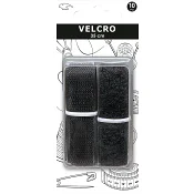 Kardborrband självhäftande svart 35cm 20mm.