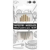 Tapisserinål utan spets 18/24 6-pack.
