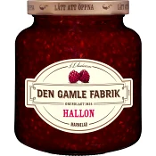 Hallonmarmelad 380g Den Gamle Fabrik.