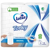 Hushållspapper Torky 2-p Lotus.