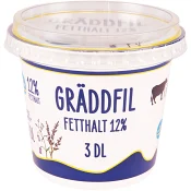 Gräddfil 12% 3dl Grådö Mejeri.