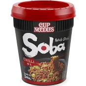 Nudlar i kopp Soba med Yakisobasås Chili 92g Nissin.