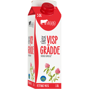 Vispgrädde 40% 5dl Grådö Mejeri.