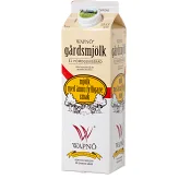 Mjölk Ohomogeniserad 3,0%-3,3% 1l Wapnö.