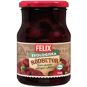 Skivade Rödbetor 710g KRAV Felix.