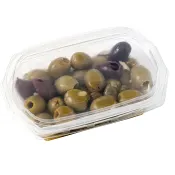 Grekiska Oliver Med Vitlök &amp; Kapris 140g Engelmanns.