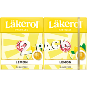 Classic Lemon sockerfri 2p 50g Läkerol.