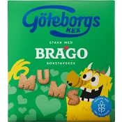 Bokstavskex 160g Brago.