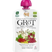 Gröt Hallon &amp; röda vinbär 6m 100g KRAV Alex&amp;Phil.