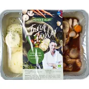 Färdigmat Tareqs Coq au vin Kyckling 410g Maten e klar.