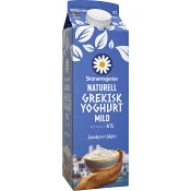 Yoghurt Grekisk Naturell Mild 6% 1000g Skånemejerier.