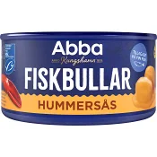 Fiskbullar i hummersås 375g Abba.