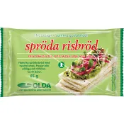 Risbröd Spröda 65g Oldana.