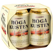 Öl Höga Kusten 3,5% 33cl 4-p Zeunerts.