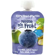 Min frukt Äpple &amp; blåbär Från 5m 90g Nestle.