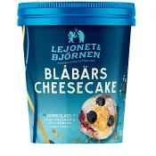 Glass Blåbärscheesecake 500ml Lejonet &amp; Björnen.