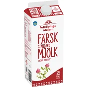 Standardmjölk 3% 1,5l Falköpings Mejeri.