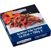 Kräftor Fryst 20-p 700g Pandalus.