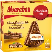 Chokladtårta schweizernöt Fryst 400g Marabou.